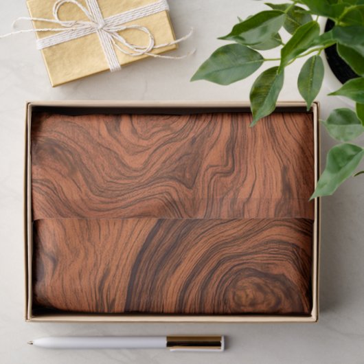Faux Walnut Pattern  Tissuepapier (Geschenk)