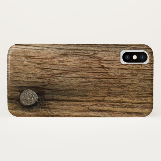 Faux Weathered Barn Wood Case-Mate iPhone Case (Achterkant (horizontaal))