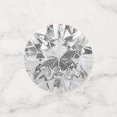 Faux White Diamond Confetti (Kleine voorkant)