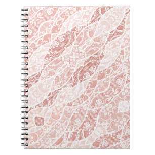 Faux White Lace Fishnet Carnet