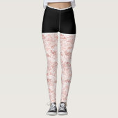 Faux White Lace Fishnet Leggings Funny (Voorkant)