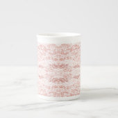 Faux White Lace Fishnet Mugs Cadeau (Devant)
