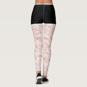 Faux White Lace Leggings Drôle drôle (Dos)