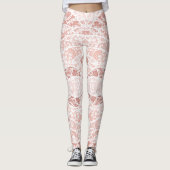 Faux White Lace Leggings Élégant (Devant)