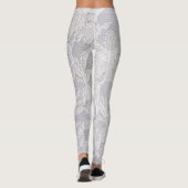 Faux White Lace Women's Leggings (Achterkant)