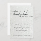 FAUX WHITLETHER CORPORATE BUSINESS LOGO BEDANKKAART (Voorkant / Achterkant)