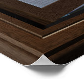 Faux Window Poster Peaceful Ocean Scene Tropical (Hoek)