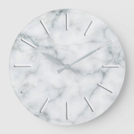 faux witte marmer grote klok