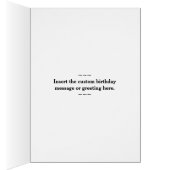 Faux Wood, Faux Gold 14e anniversaire + Nom person (Intérieur (Droit))