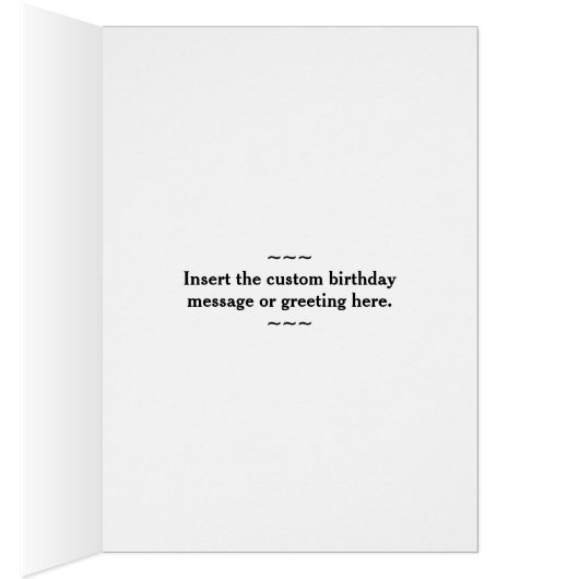 Faux Wood, Faux Gold 14th Birthday + Eigen naam (Binnen (Rechts))