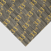 Faux Wood, Faux Gold 33rd (Dertig derde) event Tissuepapier (Detail)
