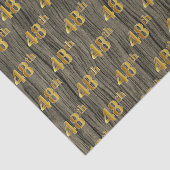 Faux Wood, Faux Gold 48e (achtenveertigste) Evenem Tissuepapier (Detail)