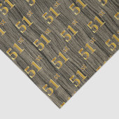 Faux Wood, Faux Gold 51ste (51ste) Evenement Tissuepapier (Detail)
