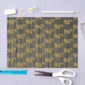 Faux Wood, Faux Gold 96th (96th) Event Tissuepapier (Craft)