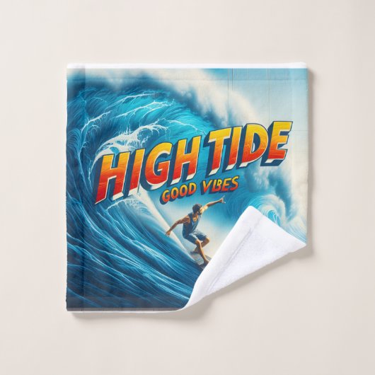 Faux Wrapped Canvas Print (Gant de toilette)