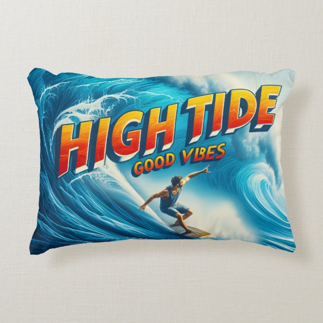 Faux Wrapped Canvas Print Accent Kussen (Voorkant)