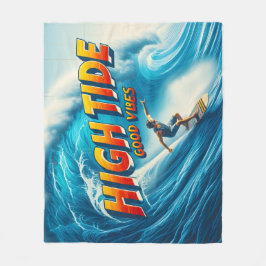 Faux Wrapped Canvas Print Fleece Deken