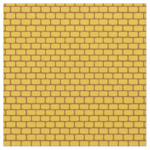 Faux Yellow Brick Stof