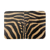 Faux Zebra Skin Bathroom Mat (Voorkant)