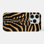 Faux Zebra Skin iPhone Hoesje (Achterkant horizontaal)