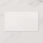 Faux Zilver Sequins Leuk Trendy Visitekaartje (Achterkant)