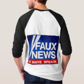 FauxNews T-shirt (Achterkant)
