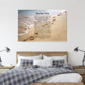 Favafdrukbare Prayer Biblical Sand Canvas Wall Art (Insitu (Slaapkamer))