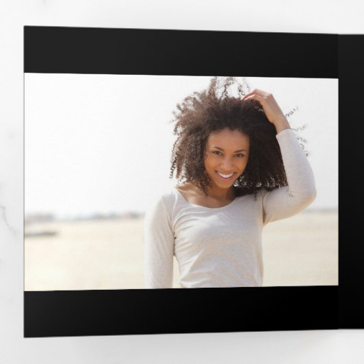 Fave Afstuderen Multi Foto Tri-Fold Aankondiging (Binnenzijde eerst)