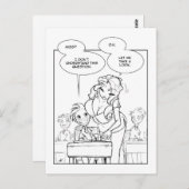 Fave Teacher Briefkaart (Voorkant / Achterkant)