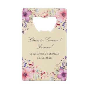 Faveur de mariage florale printanière personnalisé