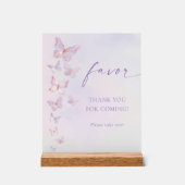 Faveur de mariage papillon (Recto)