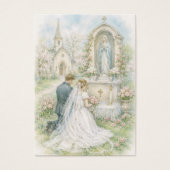 Faveur de prière de mariage catholique Mariée Aute (Devant)