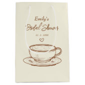 Faveur du mariage du café | Sac cadeau Fête des ma (Devant)