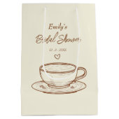 Faveur du mariage du café | Sac cadeau Fête des ma (Dos)