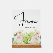 Faveurs de mariage floral aquarelle (Recto)