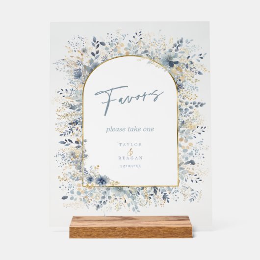 Faveurs de mariage floral doux ID1045 (Recto)