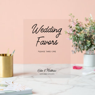 Faveurs de mariage S'il vous plaît prendre une fav