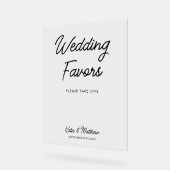 Faveurs de mariage S'il vous plaît prendre une fav (Angle)