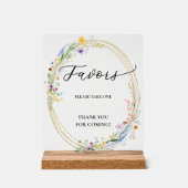 Faveurs de Mariée Chic Fleurs Sauvages pour Brunch (Recto)