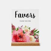 Faveurs de Remise de Cadeaux de Mariée Fleurs Rose (Recto)