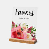 Faveurs de Remise de Cadeaux de Mariée Fleurs Rose (Angle)