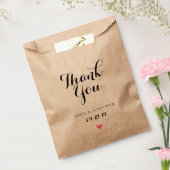 Favor Bag - Dank je Bedankzakje (Gezegeld)