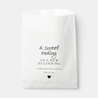 Favor Bag - een zoet einde Bedankzakje