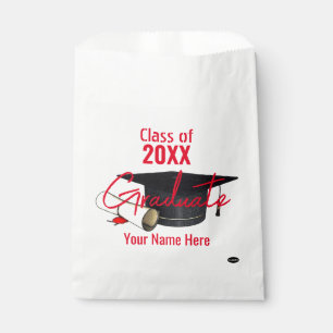 Favor Bag voor Afstuderen - Pet en Diploma HAMbyWG Bedankzakje