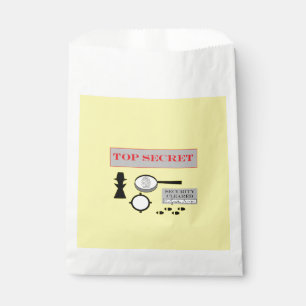 Favor Bags van de partij "Geheime agent/spionage" Bedankzakje