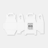 Favor Box Bedankdoosjes (Uitgevouwen)