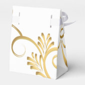 Favor Box-Fancy Gold Heart Bedankdoosjes (Achterkant)