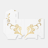 Favor Box-Fancy Goud Gedrukt Bedankdoosjes (Uitgevouwen)