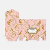 Favor Box Glam Old Hollywood Regency Black Stropda Bedankdoosjes (Uitgevouwen)