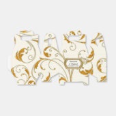 Favor Box Glam Old Hollywood Regency Black Stropda Bedankdoosjes (Uitgevouwen)